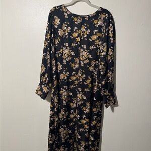 Ann Taylor Floral Maxi Dress - Size 16